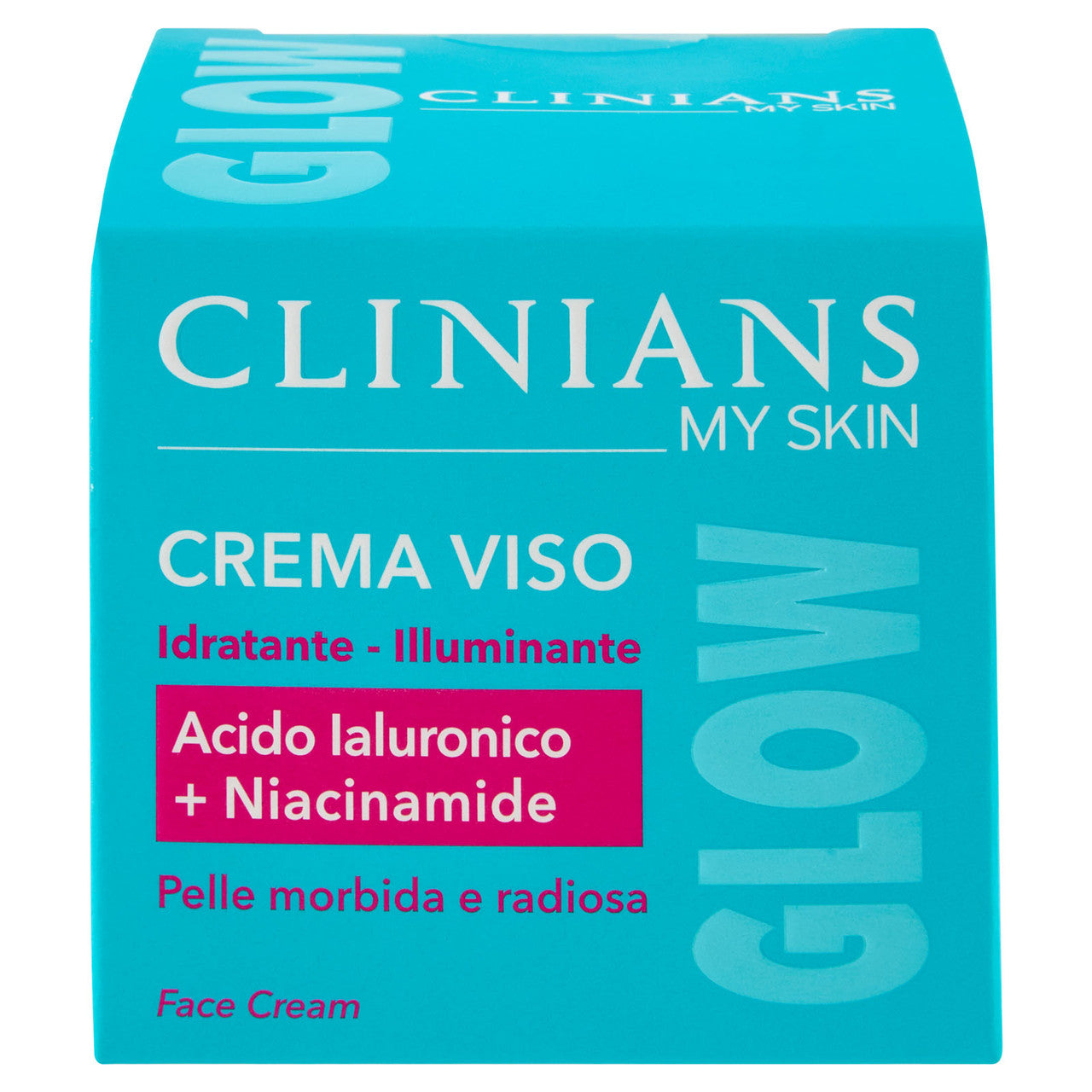 CLINIANS MY SKIN GLOW CREMA VISO 50ML IDRATANTE - ILLUMINANTE ACIDO IALURONICO + NIACINAMIDE