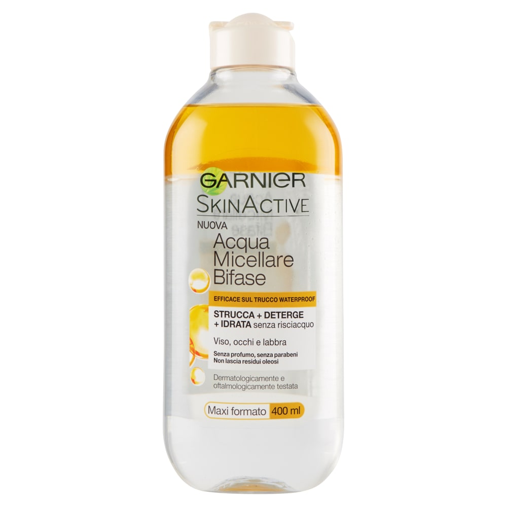 GARNIER ACQUA MICELLARE BIFASE 400ML CON OLIO D'ARGAN