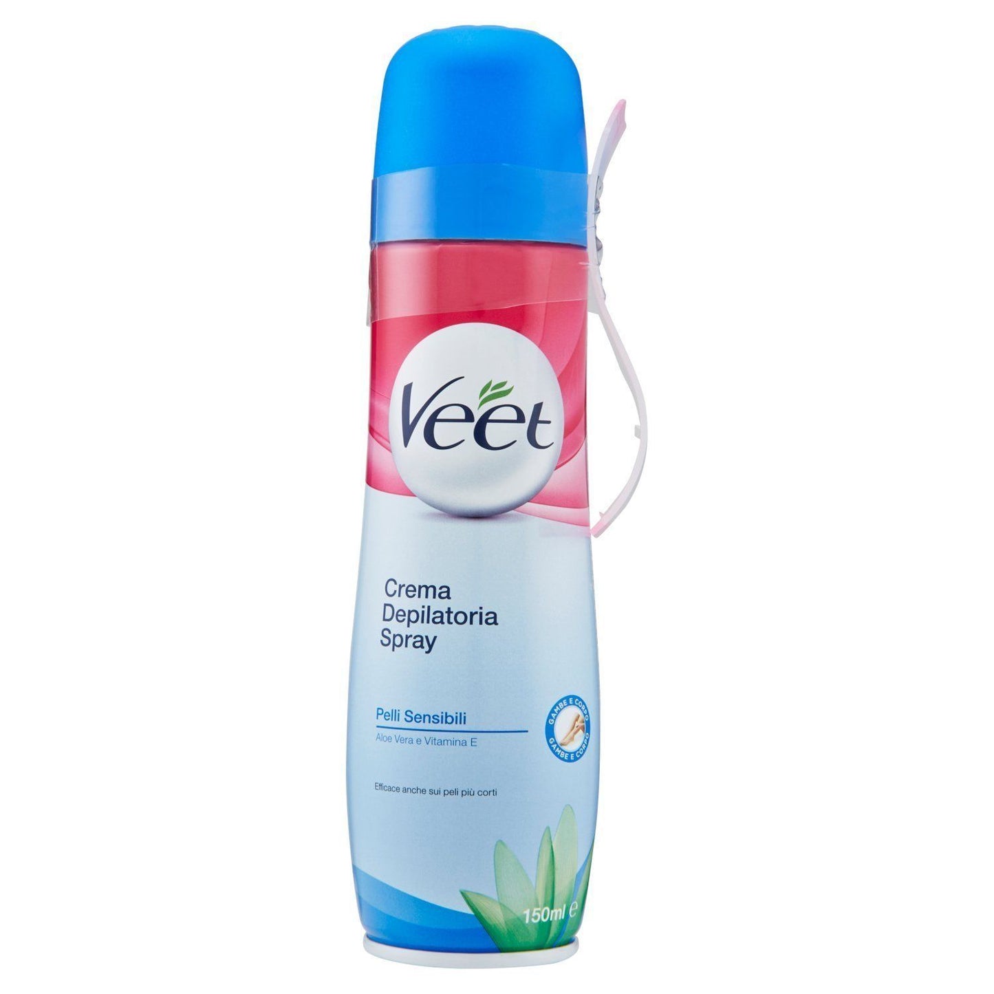 VEET SILKY FRESH CREMA DEPILATORIA SPRAY 150ML PELLI SENSIBILI