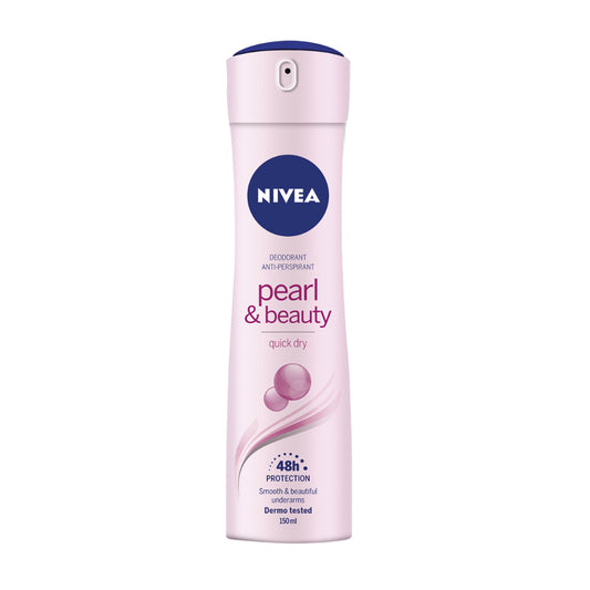 NIVEA DEO SPRAY 150ML PEARL & BEAUTY