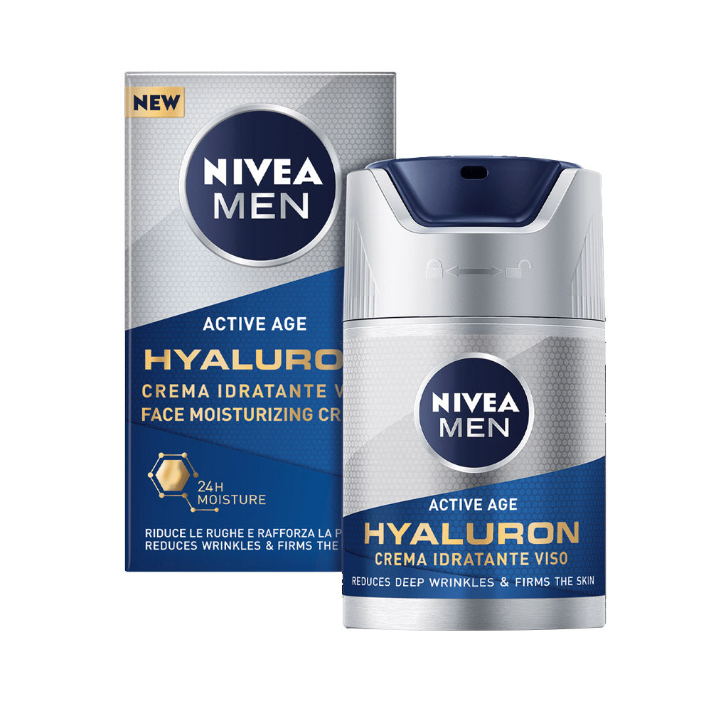NIVEA MEN ACTIVE AGE HYALURON CREMA IDRATANTE VISO 50ML