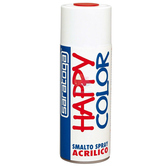 SARATOGA HAPPY COLOR SMALTO SPRAY ROSSO SEGNALE 400ML RAL3001