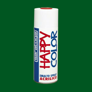 SARATOGA HAPPY COLOR SMALTO SPRAY VERDE BOSCO 400ML RAL6002