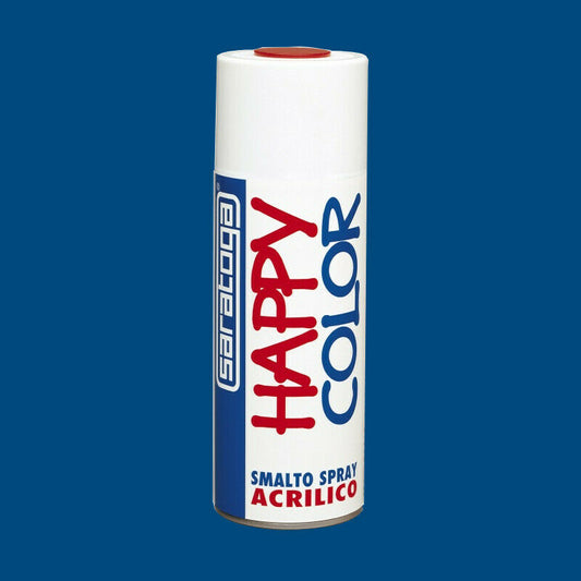SARATOGA HAPPY COLOR SMALTO SPRAY BLU TRAFFICO RAL 5017 400ML