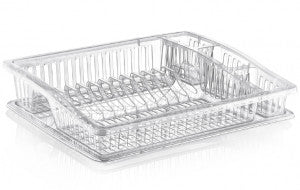 ARBEMA DUNYA SCOLAPIATTI BIG CON VASSOIO PLASTICA CM.48X38X6 TRASPARENTE