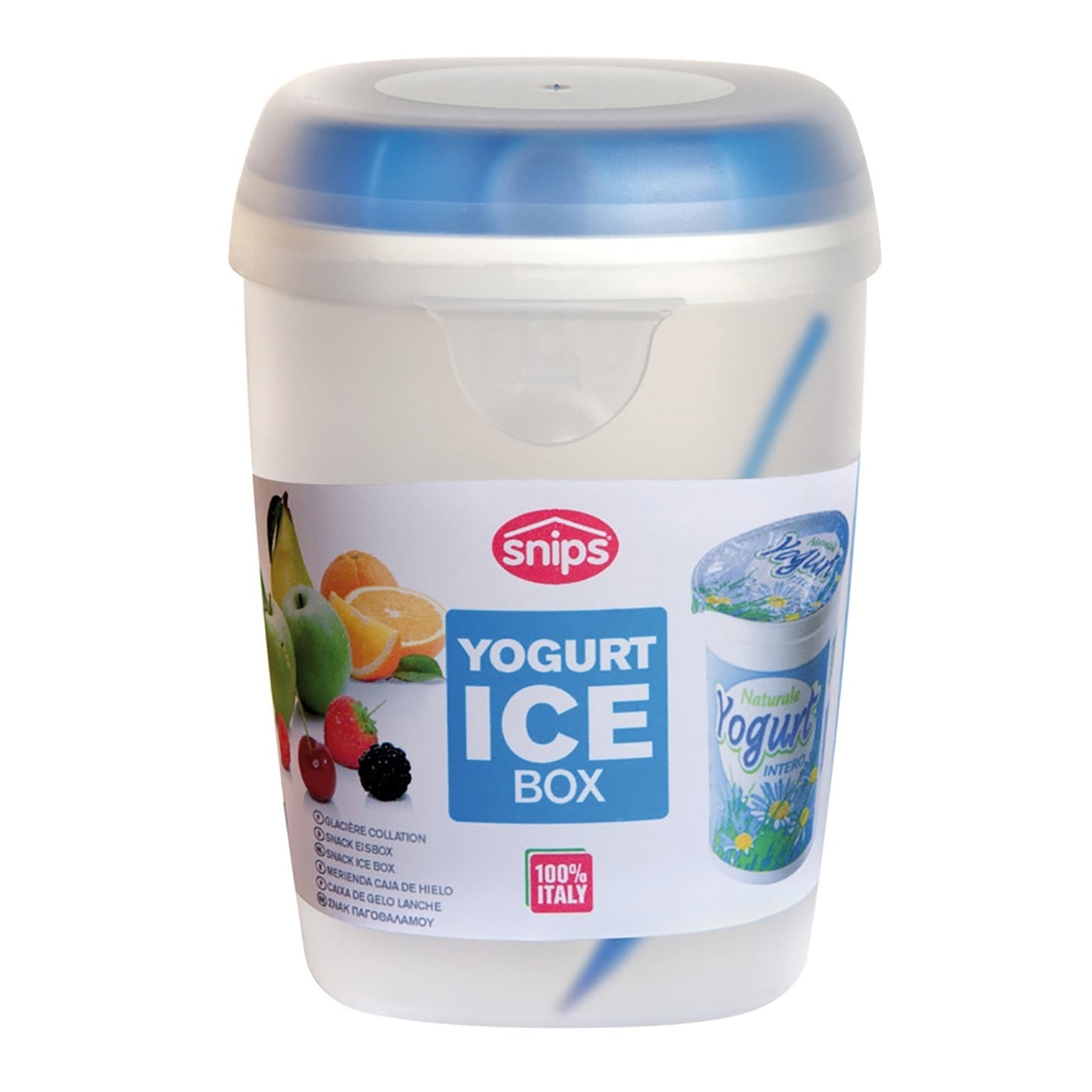 SNIPS YOGURT ICE BOX CON CUCCHIAINO