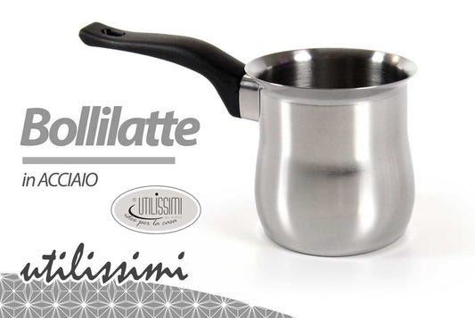 GICOS BOLLILATTE ACCIAIO CON MANICO 8TZ 720ML WEL-760068