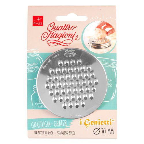 BORMIOLI QUATTRO STAGIONI GRATTUGGIA IN ACCIAIO INOX 70MM
