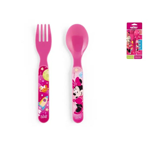 LULABI DISNEY HOME SET 2 POSATE 6M+ MINNIE COSMO