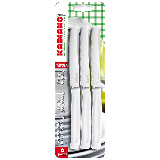 KAIMANO 6 COLTELLI DINAMIK BIANCO