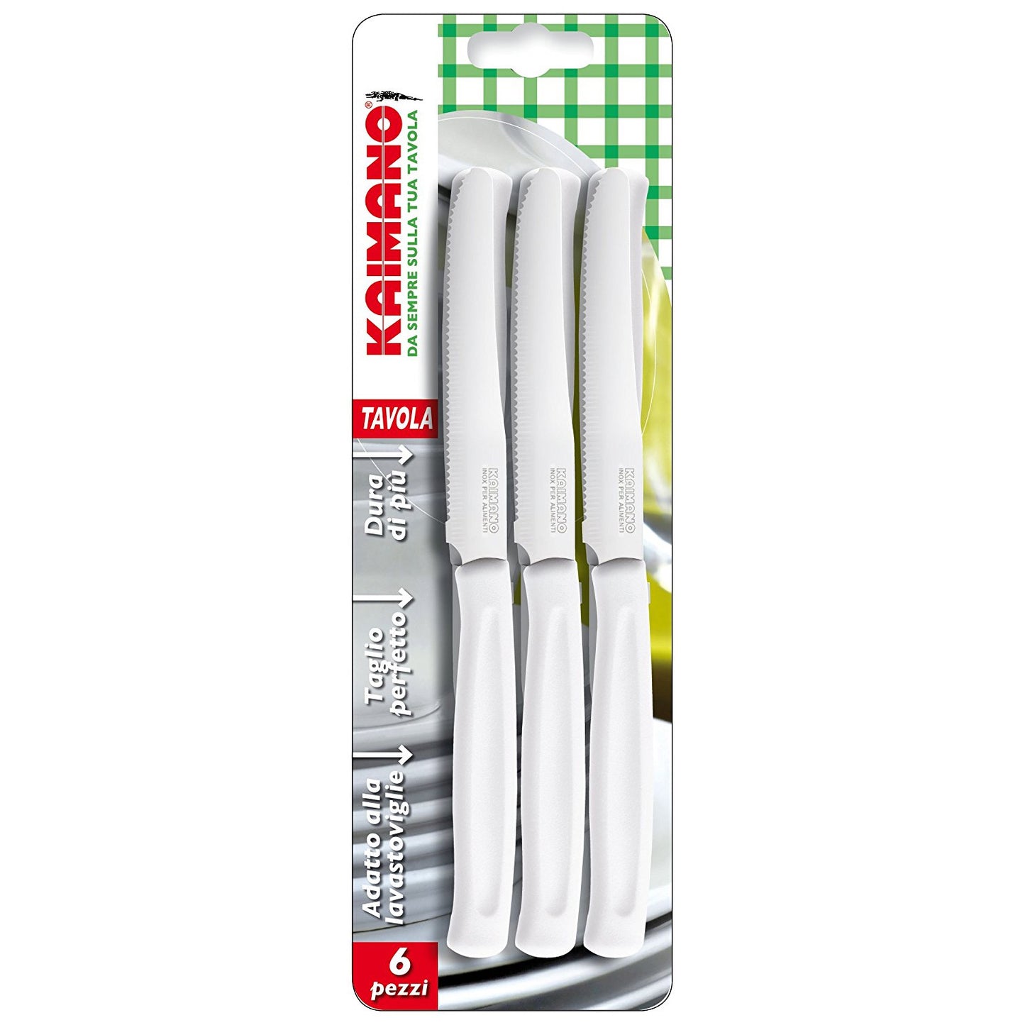 KAIMANO 6 COLTELLI DINAMIK BIANCO