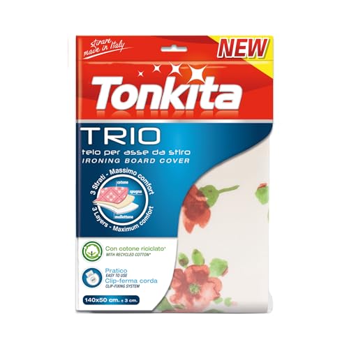 TONKITA TELO PER ASSE DA STIRO TRIPLO STRATO CM.140X50