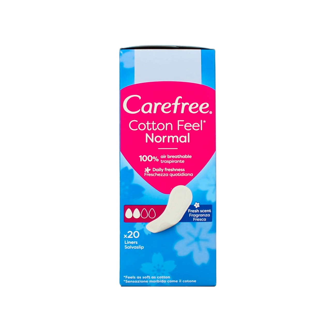 CAREFREE PROTEGGISLIP COTTON FEEL NORMAL X20 FRESCA FRAGRANZA