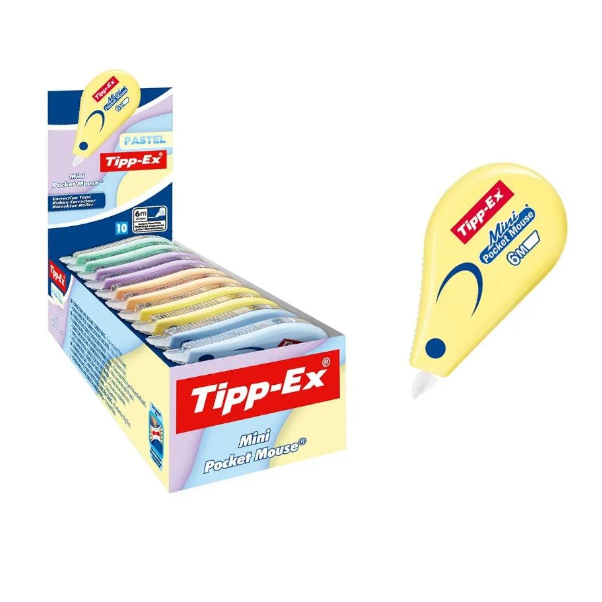 TIPP-EX MINI POCKET MOUSE PASTEL 6M