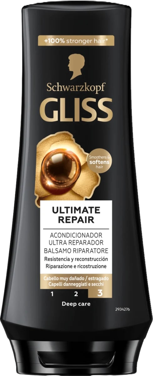 TESTANERA GLISS BALSAMO 200ML ULTIMATE REPAIR RIPARATORE