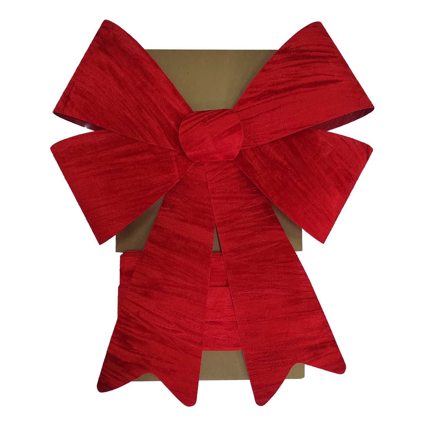 KASAVIVA NATALE FIOCCO DIETROPORTA SHINY CM.50X66 ROSSO