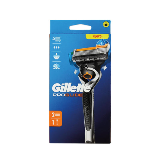 GILLETTE PROGLIDE RASOIO + 2 RICARICHE