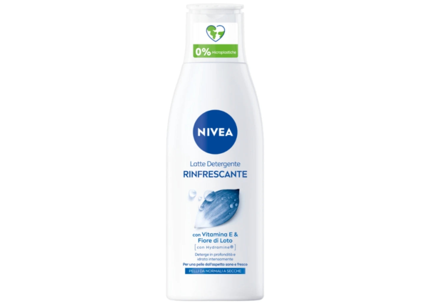 NIVEA LATTE DETERGENTE RINFRESCANTE 200ML ALOE VERA + ACIDO IALURONICO PELLI DA NORMALI A SECCHE