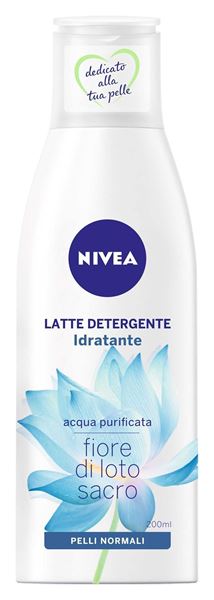 NIVEA LATTE DETERGENTE IDRATANTE FIORI DI LOTO SACRO 200ML