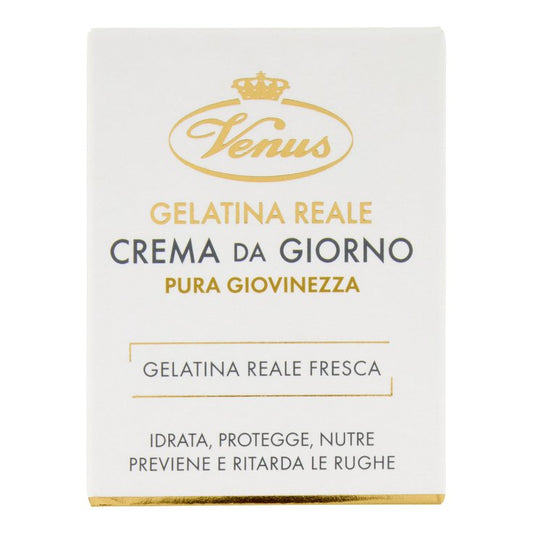 VENUS CREMA VISO 50ML GELATINA REALE CREMA DA GIORNO PURA GIOVINEZZA GEALATINA REALE FRESCA