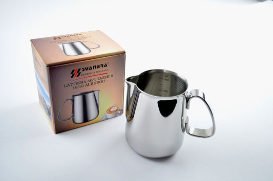 SVANERA LATTIERA 50cl 6 TAZZE 18/10 ALBERGO