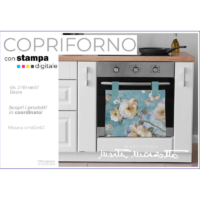MARTA MARZOTTO COPRIFORNO DIGITALE DESIRE CELESTE DIS.3190 VAR.07