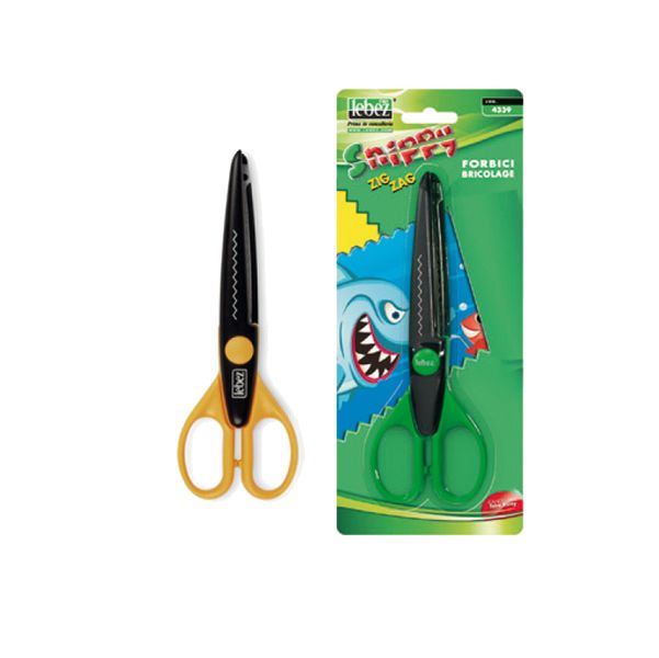 LEBEZ SNIPPY FORBICI ZIG ZAG-ONDA 14CM