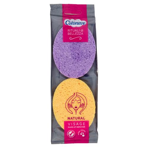 COTONEVE SPUGNA OVALE NATURAL VISAGE LEVATRUCCO 2PZ