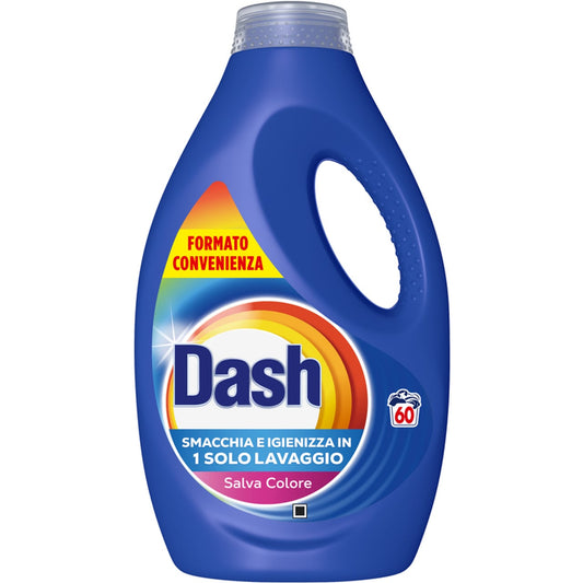 DASH LAVATRICE LIQUIDO 2,7L 60LAV. SALVA COLORE