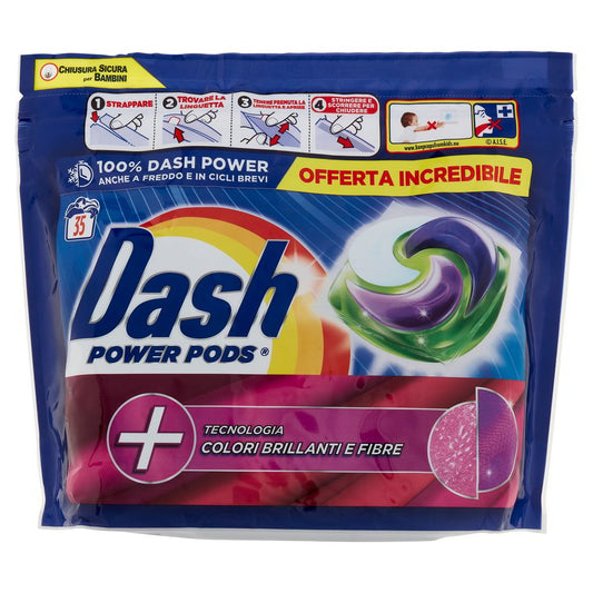 DASH POWER PODS 35PZ COLORI BRILLANTI E FIBRE