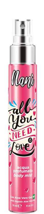 NANI' ACQUA PROFUMATA 75ML ALL YOU NEED IS LOVE