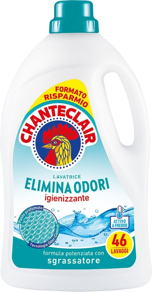 CHANTECLAIR LAVATRICE LIQUIDO 2,07L 46LAV. ELIMINA ODORI IGIENIZZANTE