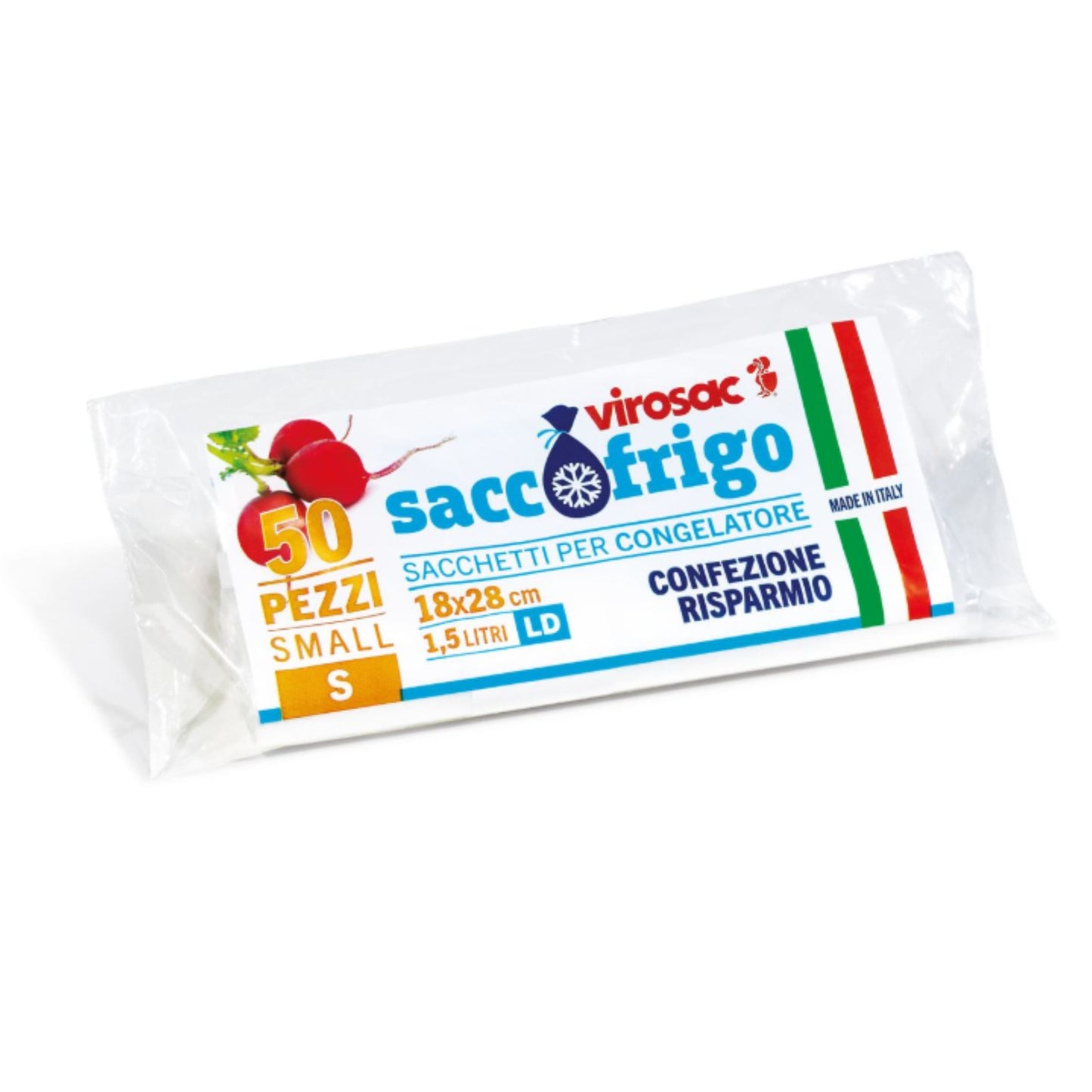 VIROSAC SACCOFRIGO ROTOLO 50PZ S 18X28 1,5L LD