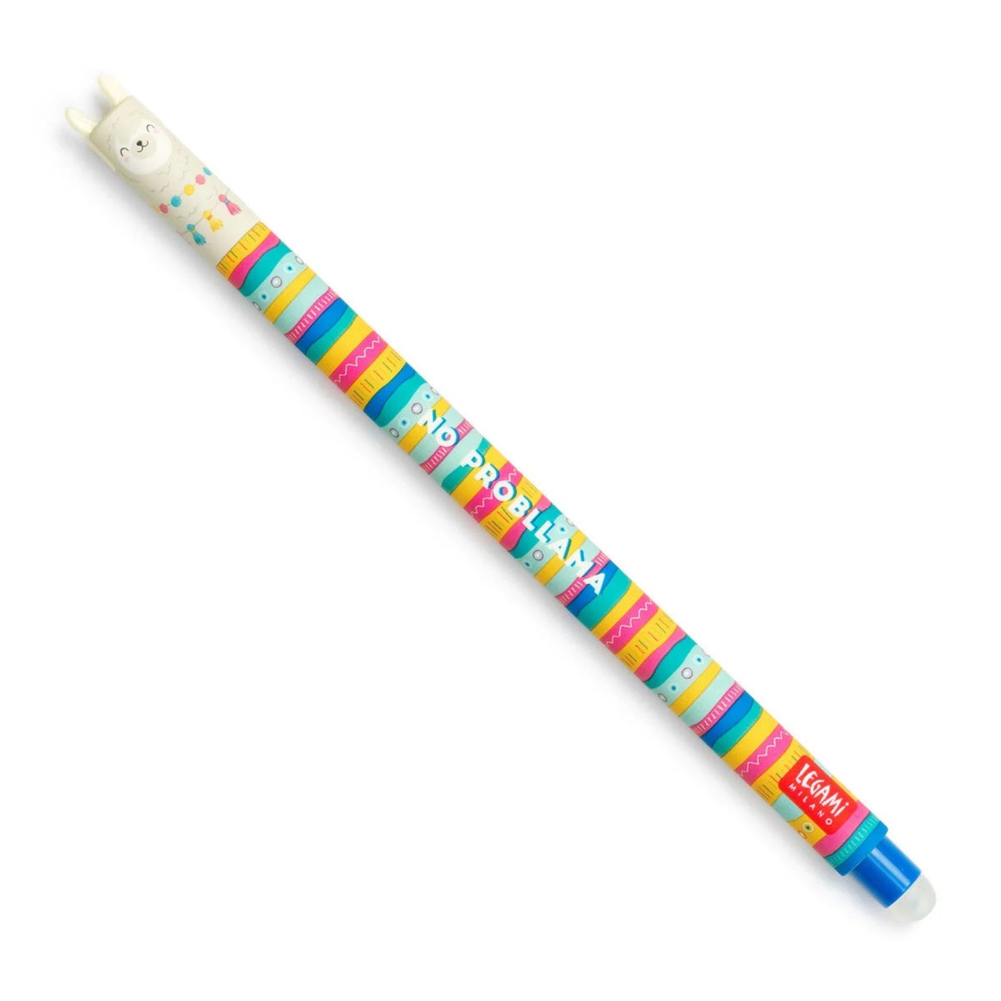 LEGAMI MILANO PENNA GEL CANCELLABILE 0,7MM LLAMA "NO PROBLLAMA" INCHIOSTRO BLU