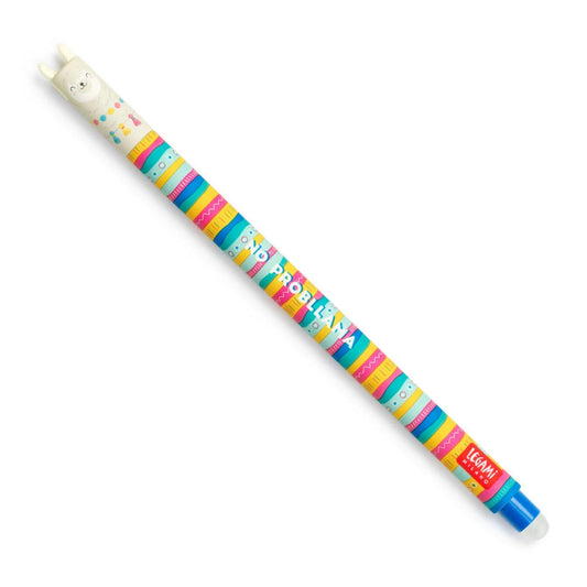 LEGAMI MILANO PENNA GEL CANCELLABILE 0,7MM LLAMA "NO PROBLLAMA" INCHIOSTRO BLU