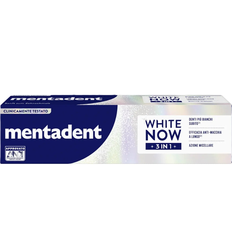 MENTADENT DENTIFRICIO 75ML WHITE NOW 3IN1 ORIGINAL