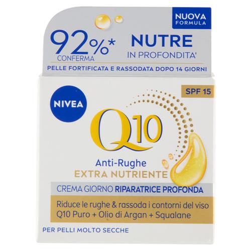 NIVEA Q10 ANTI-RUGHE EXTRA NUTRIENTE CREMA GIORNO RIPARATRICE PROFONDA SPF15 50ML