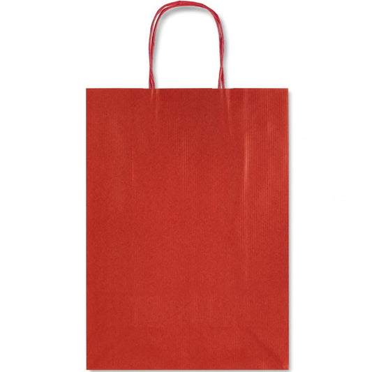 SHOPPER CARTA MANICO RITORTO 26X12X36 VARI COLORI