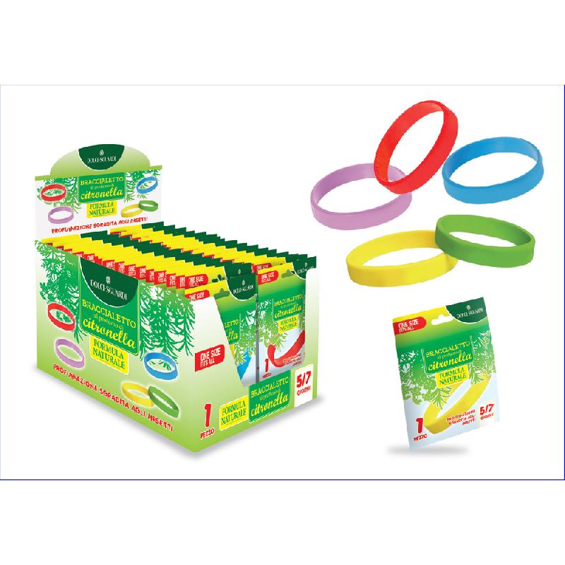 DOLCI SGUARDI BRACCIALE CLASSICO AL PROFUMO DI CITRONELLA 1 PEZZO