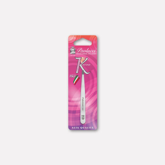 PAOLUCCI KARINA PINZETTA PROFESSIONALE INOX PUNTE RETTE ART.2371