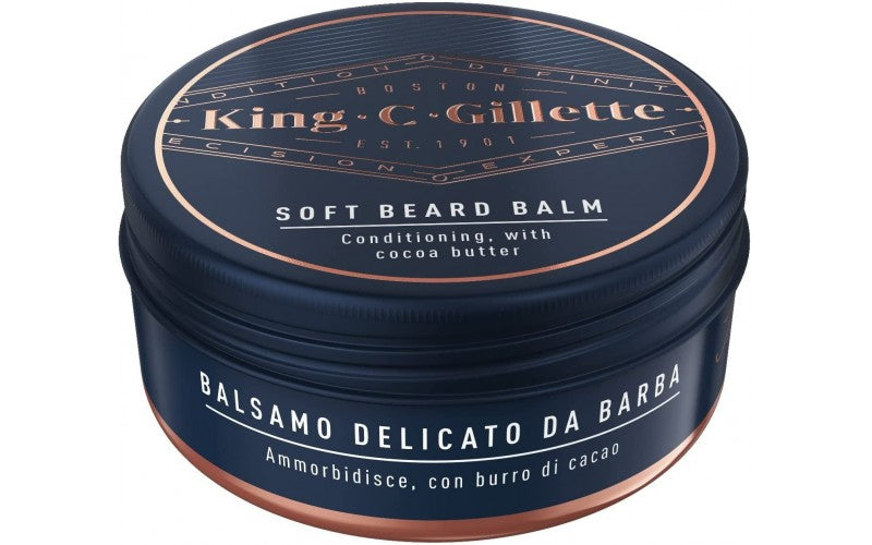 GILLETTE KING C BALSAMO DELICATO DA BARBA 100ML BURRO DI CACAO