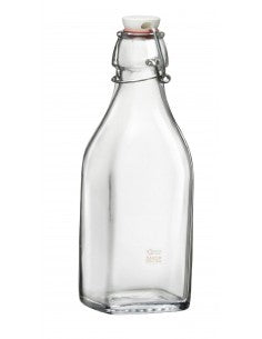 BORMIOLI BOTTIGLIA SWING 0,25LT TAPPO MECCANICO BIANCO