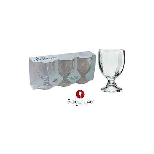 BORGONOVO BICCHIERE MUGHETTO X3 245CC ACQUA