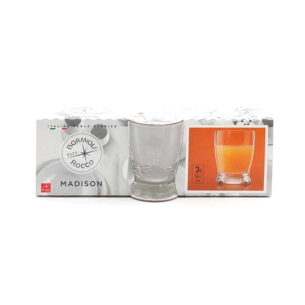 BORMIOLI BICCHIERE MADISON 18CL VINO X3