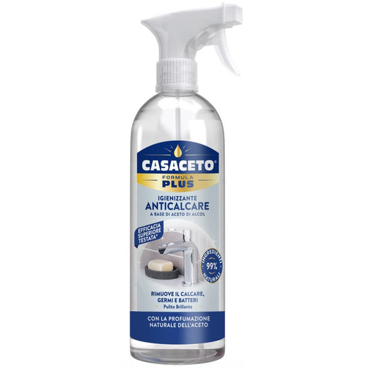 CASACETO PLUS IGIENIZZANTE ANTICALCARE A BASE DI ACETO DI ALCOL SPRAY 750ML