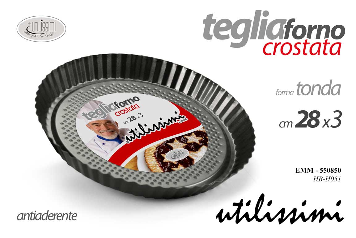 GICOS TEGLIA FORNO CROSTATA TONDA CM.28X3 EMM-550850