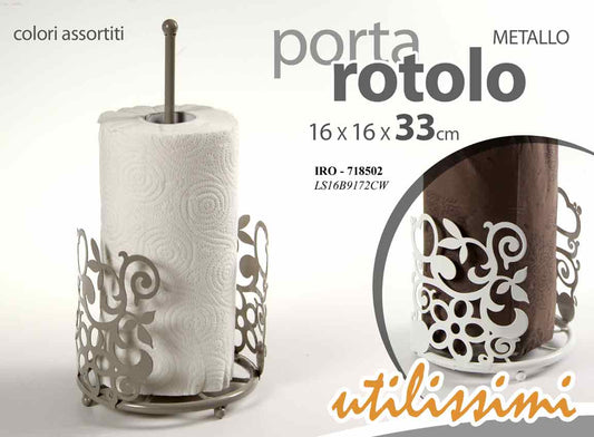 GICOS PORTA ROTOLO IN METALLO CM.16X16X33