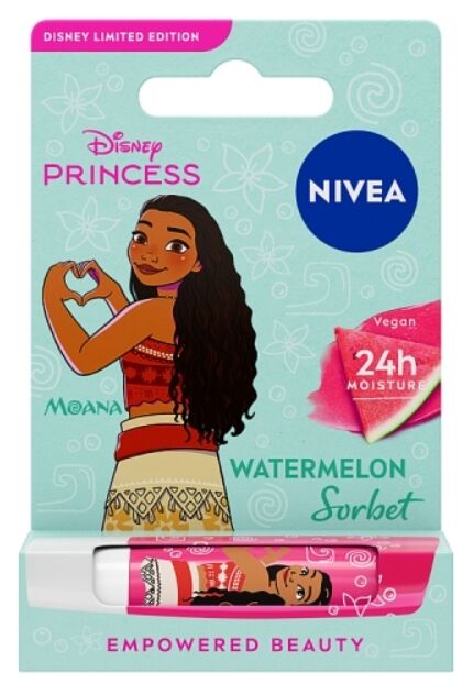 NIVEA STICK LABBRA 4,8G DISNEY PRINCESS MOANA WATERMELON SORBET