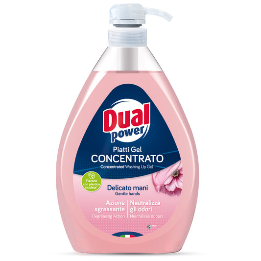 DUAL POWER PIATTI GEL CONCENTRATO 1L DELICATO MANI