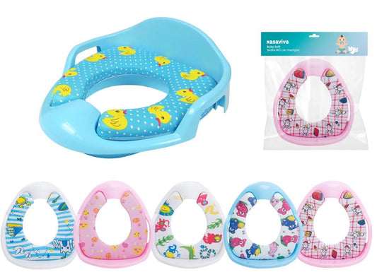KASAVIVA BABY SOFT SEDILE WC CON MANIGLIE ASSORTITO